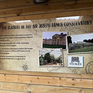 History of the Butterfly House Sign at Woodside Wildlife Park