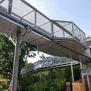Jun. 2024 - International Chimpanzee Complex - Elevated Walkway (Connected the First and Second Hubs)