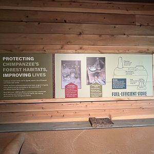 Chimpanzees - Uganda Fuel Efficient Stove Signage