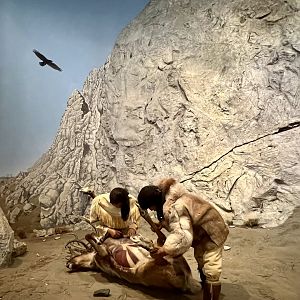 Butchering a Caribou