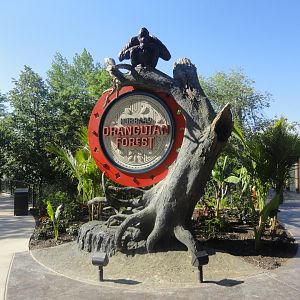 Hubbard Orangutan Forest Sign