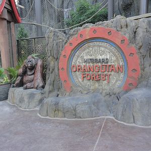 Hubbard Orangutan Forest - Lower Pavilion Sign
