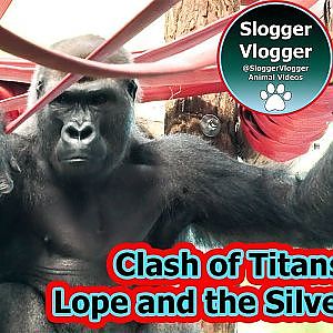 Gorilla Territory Tension Lope's Confrontation with Silverback