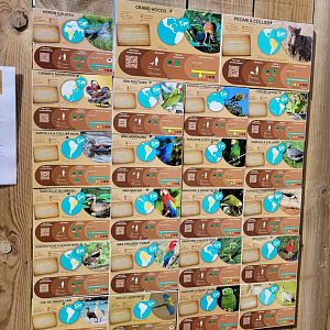 Aviary inhabitant signs -Zoo du bassin d'Arcachon (2024)