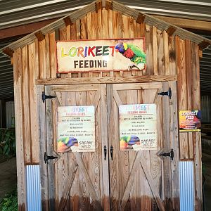 Safari Wild Animal Park - Lorikeet feeding entrance (closed)
