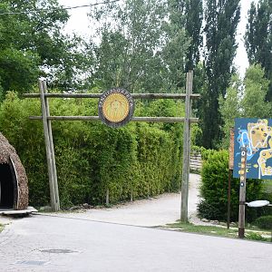 Entrance to African Section