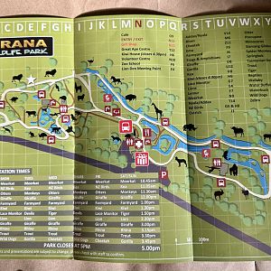 Orana Wildlife Park Map (2024)