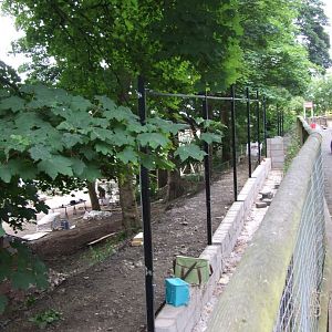New fencing around former reindeer paddock