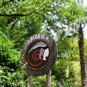 Entrance to America section