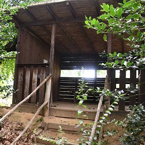 viewing blind on one side of the Lake