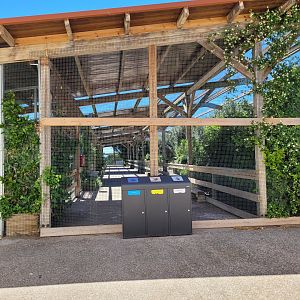 View of walkthrough aviaries -Sendaviva (2024)