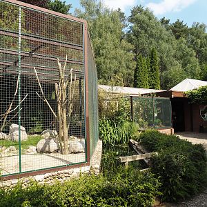 Entrance to Pukara and Macaw, Amazon and Seriema aviary, 2024-05-24