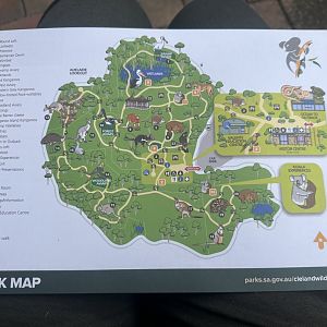 Cleland Wildlife Park Map