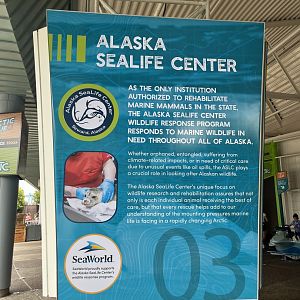Alaska SeaLife Center Signage