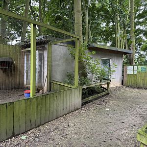 Flamingo Housing at Bridlington Animal Park (July 2024)