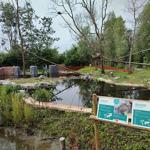 Churchill - North American beaver & North American porcupine enclosure