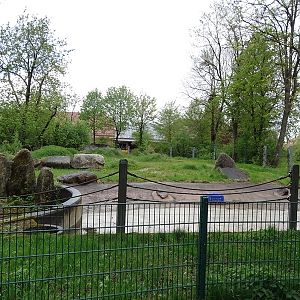 Former enclosure for elephants