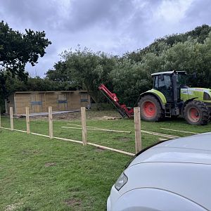 Construction at Bridlington Animal Park (July 2024)