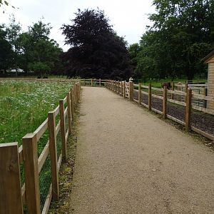 Public path through zoo extension, 16th July 2024