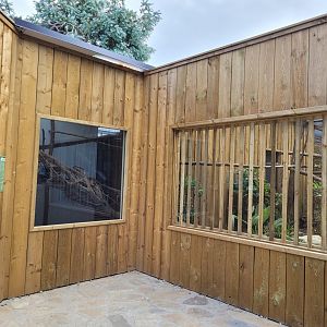 Squirrel monkey and aracari viewing area -Zoo de Labenne (2024)