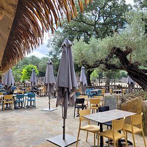 "Le Jabiru" snack bar terrace -Zoo de Labenne (2024)