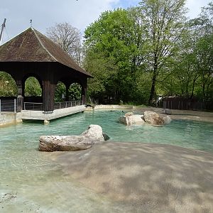 Harbour seal enclosure