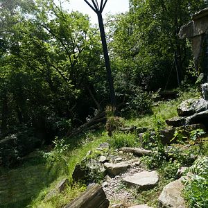 One of the Snow Leopard Enclosures