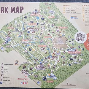 Berlin Tierpark Map 2024