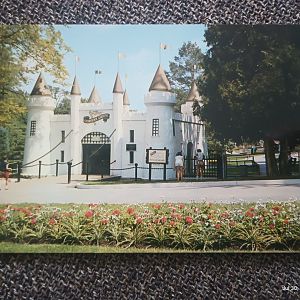 Story Book Gardens Entrance Postcard