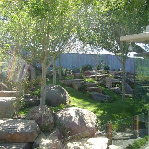 Part of Wang Wang's enclosure