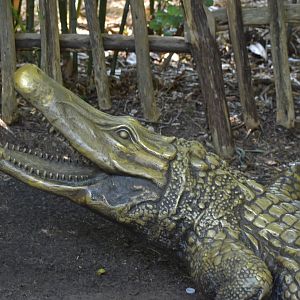 Nile Crocodile Statue