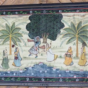 Artwork in the Asian elephant viewing lodge, 2023-03-28