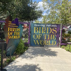 Birds of the World Entrance Sign