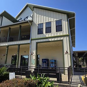 Rear or main building/gift show/entrance