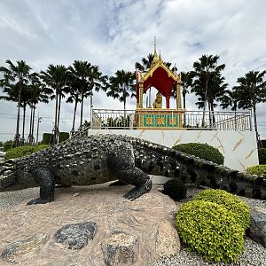 Crocodile Statue - Lion Park