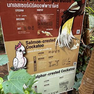 Australia Walk-through Aviary Sign