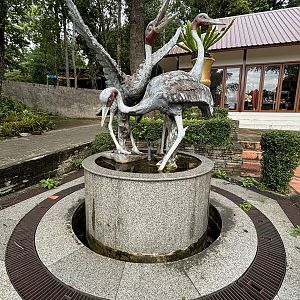 Sarus Crane Statue