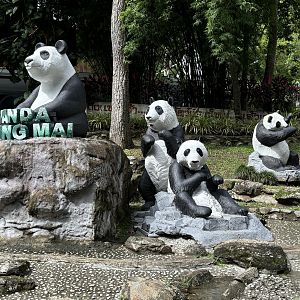Giant Panda Statues