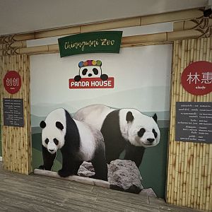 Giant Panda Exhibit - sign