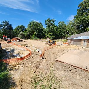 Louisiana Purchase Zoo - Construction