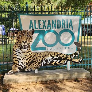 Alexandria Zoo - Entrance sign