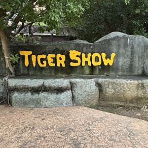 Tiger Show Sign
