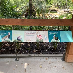 South American Aviary Signage