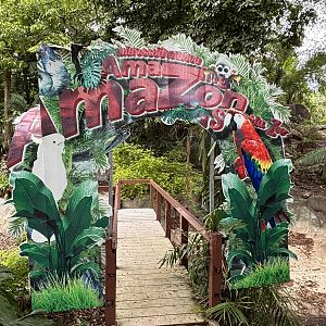 Capybara Exhibit - entrance area