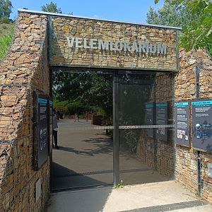 Giant Salamander Pavilion (Velemlokarium) entrance