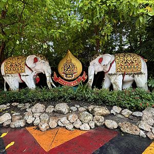 Entrance Elephant Statues