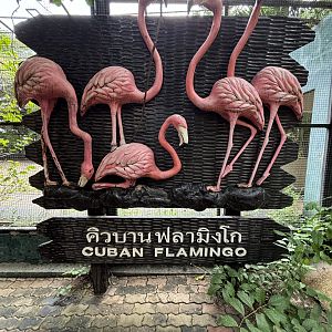 Cuban Flamingo Sign