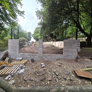 New exhibit under construction.