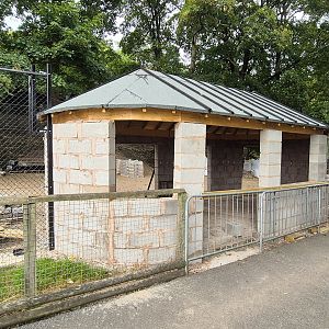 New exhibit under construction - new viewing area.