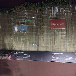 Reptile house future komodo dragon exhibit - Santiago zoo (Zoologico nacional)